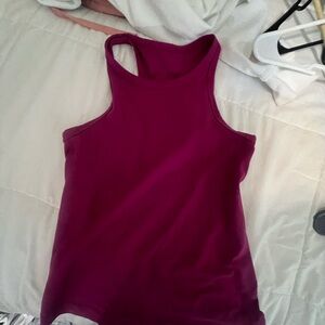 Women's Sleeveless Magenta Top